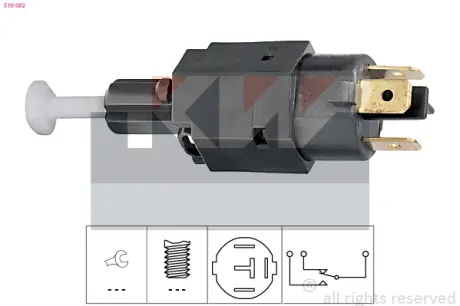 Brake light switch. Выключатель стоп сиганала KW 510082