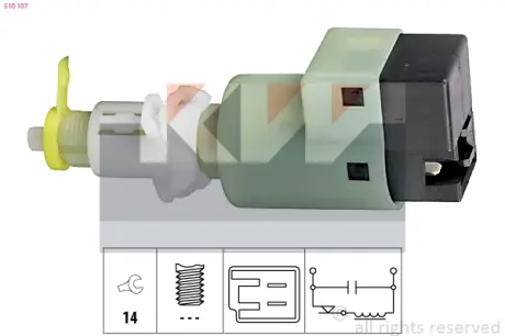 Brake light switch. Выключатель стоп сиганала KW 510107
