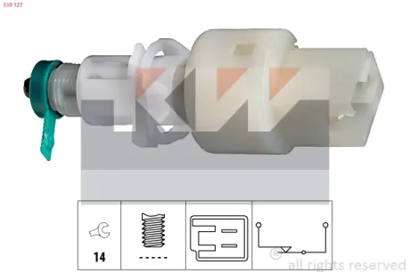 Brake light switch. Выключатель стоп сиганала KW 510127