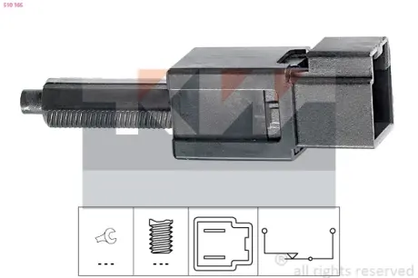 Brake light switch. Выключатель стоп сиганала KW 510165