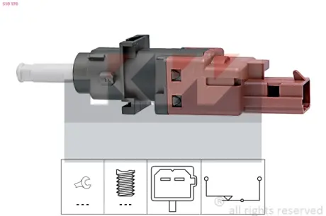 Brake light switch. Выключатель стоп сиганала KW 510170