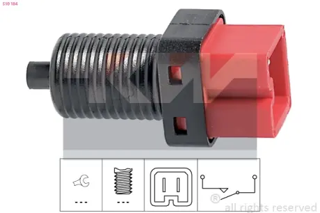 Brake light switch. Выключатель стоп сиганала KW 510184