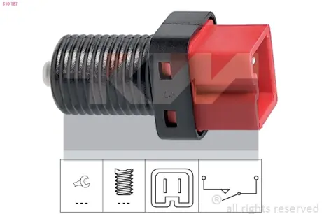 Brake light switch. Выключатель стоп сиганала KW 510187