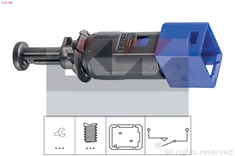 Brake light switch. Выключатель стоп сиганала KW 510195
