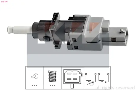 Brake light switch. Выключатель стоп сиганала KW 510196