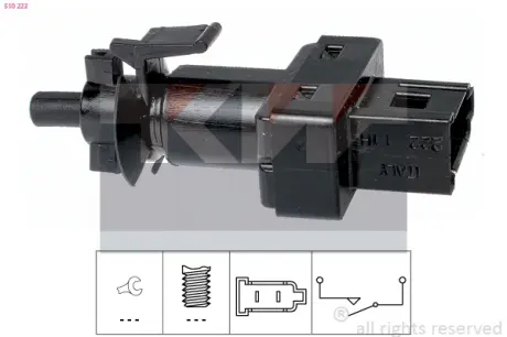 Brake light switch. Выключатель стоп сиганала KW 510222