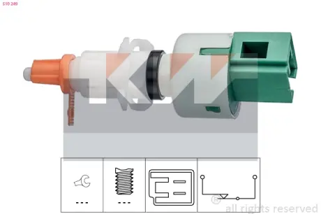 Brake light switch. Выключатель стоп сиганала KW 510249