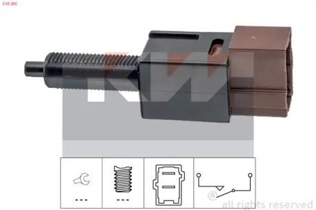 Brake light switch. Выключатель стоп сиганала KW 510265