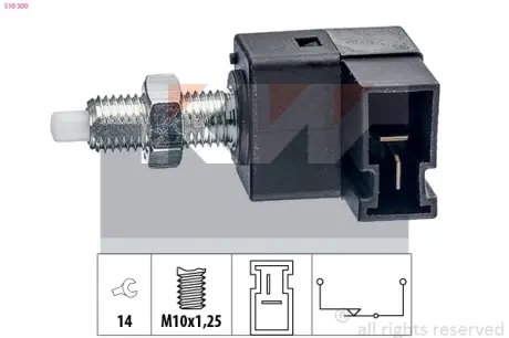Brake light switch. Выключатель стоп сиганала KW 510300