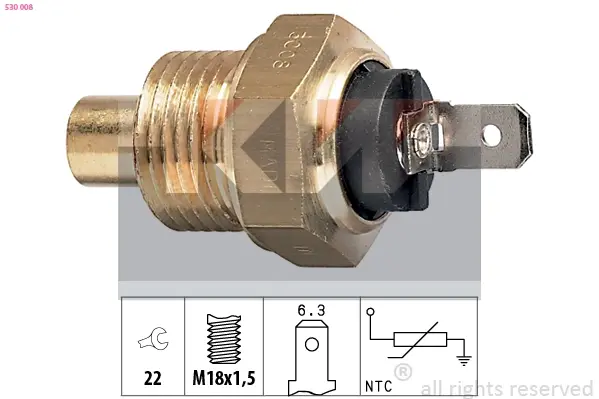 Coolant temperature sensor. Датчик температуры охлаждающей жидкости KW 530008 (фото 1)