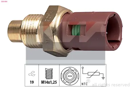 Coolant temperature sensor. Датчик температуры охлаждающей жидкости KW 530094