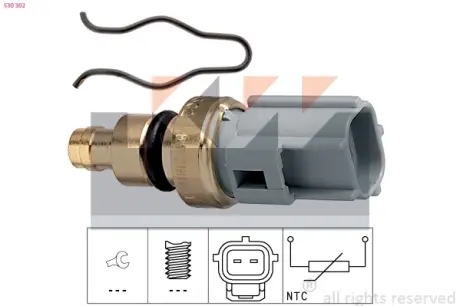 Coolant temperature sensor. Датчик температуры охлаждающей жидкости KW 530302