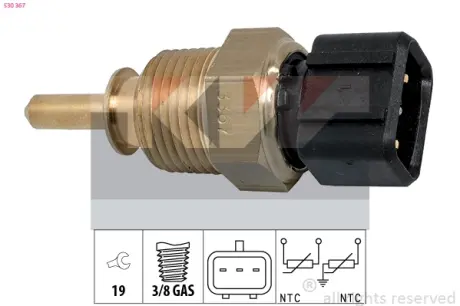 Coolant temperature sensor. Датчик температуры охлаждающей жидкости KW 530367