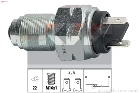 Reverse light switch. Выключатель фонаря заднего хода KW 560017