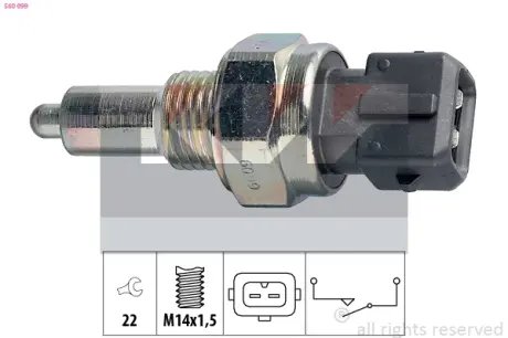 Reverse light switch. Выключатель фонаря заднего хода KW 560099