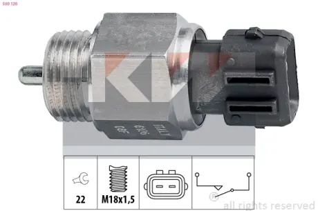 Reverse light switch. Выключатель фонаря заднего хода KW 560126
