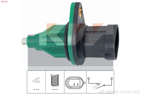 Reverse light switch. Выключатель фонаря заднего хода KW 560151