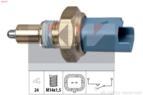 Reverse light switch. Выключатель фонаря заднего хода KW 560271