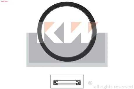 590 569 Прокладка термостата KW 590569