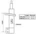Амортизатор передн лів/прав CITROEN BERLINGO OPEL COMBO, COMBO E TOUR / LIFE PEUGEOT PARTNER, RIFTER TOYOTA PROACE CITY, PROACE CITY VERSO 1.2-Electric 06.18- KYB 3348139 (фото 1)