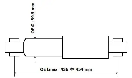 Амортизатор. Excel-G KYB 3450003