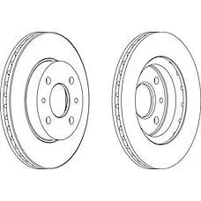 Brake disc. Диск тормозной LADA 21100350107001
