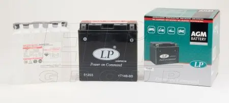 Мотоакумулятор LP AGM LANDPORT YT14B-BS