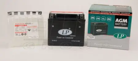 Мотоакумулятор LP AGM LANDPORT YTX12-BS
