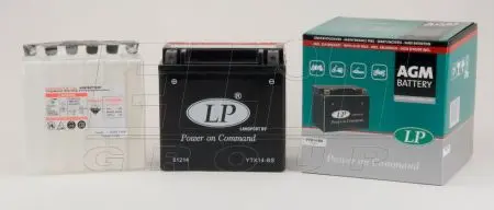 Мотоакумулятор LP AGM LANDPORT YTX14-BS