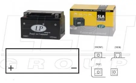 Мотоакумулятор LP SLA LANDPORT YTZ10-S
