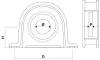 Опора кардан.вала LEMA 276008 (фото 2)