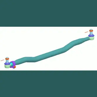 Рульова тяга поперечна LEMFORDER 3733201