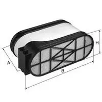 Air filter. Фильтр воздушный LIEBHERR 10652140