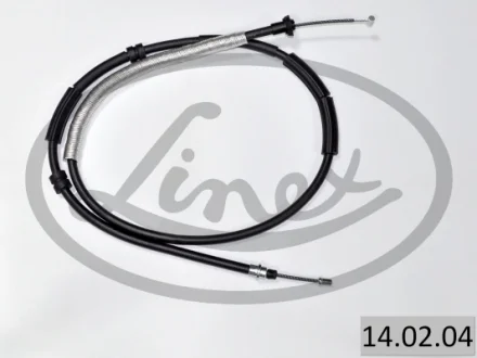 Трос ручника (задній) (R) Fiat Bravo/Stilo 01-14 (1660/1480mm) LINEX 140204