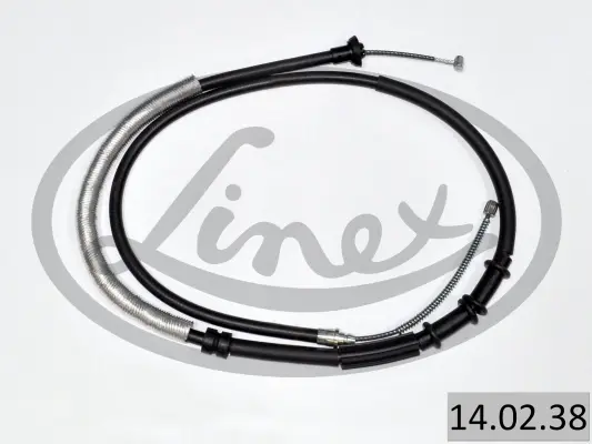 Трос ручника (задній) (L) Fiat Punto 05- (1673/1372mm) LINEX 140238 (фото 1)