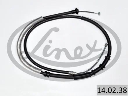 Трос ручника (задній) (L) Fiat Punto 05- (1673/1372mm) LINEX 140238