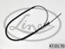 Трос ручника VW Up!/Skoda Citigo 1.0 11-23 (1518/810mm) LINEX 470170 (фото 1)