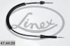 Трос перемикання передач лів (1122mm) VW CADDY ALLTRACK IV, CADDY III, CADDY IV, TOURAN 1.0-2.0D 03.04-09.20 LINEX 474409 (фото 1)