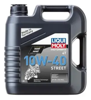Моторна олива Liqui Moly НС-СИНТЕТИЧНА MOTORBIKE 4T 10W-40 STREET 4Л LIQUI MOLY 1243