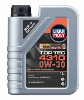Моторное масло Liqui Moly Top Tec 4310 5W-30, 1л LIQUI MOLY 2361