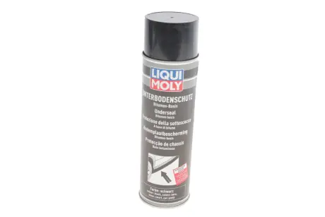 АНТИКОР ДЛЯ ДНИЩА КУЗОВА БІТУМСМОЛА (ЧОРНИЙ) UNTERBODENSCHUTZ BITUMEN SCHWARZ 0.5Л LIQUI MOLY 6111