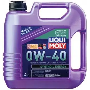 Моторна олива Liqui Moly Synthoil energy 0W-40, 4л. LIQUI MOLY 7536