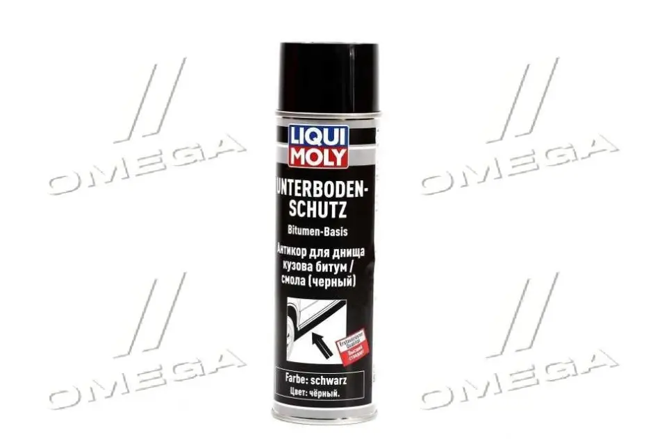 Антикор для днища кузова бітум/смола (чорний) Unterbodenschutz Bitumen Schwarz 0.5л LIQUI MOLY 80566111 (фото 1)