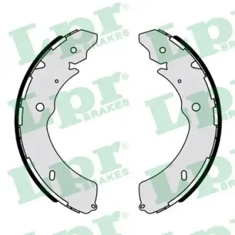 Гальмівна колодка ISUZU D-MAX I, D-MAX II, D-MAX III 1.9D/2.5D/3.0D 06.03- LPR 01171