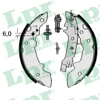 Комплект тормозных колодок LPR 04320