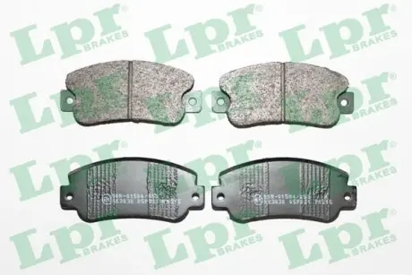 Комплект тормозных колодок, дисковый тормоз LPR 05P021