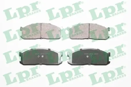 Комплект тормозных колодок, дисковый тормоз LPR 05P039