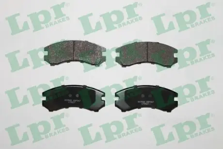 Комплект тормозных колодок, дисковый тормоз LPR 05P087