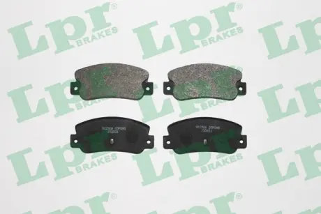 Комплект гальмівних колодок з 4 шт. дисків LPR 05P095