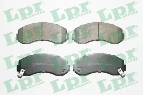 Комплект тормозных колодок, дисковый тормоз LPR 05P1007